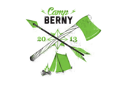 Camp Berny camp fun illustration