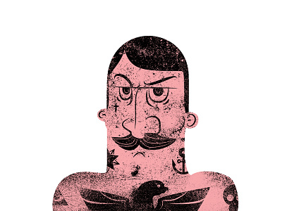 Tatooed Man illustration tattoos