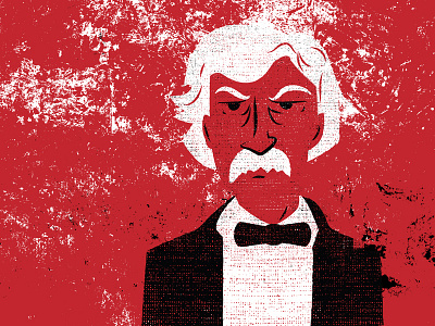 Twain author illustration mark twain