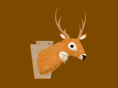 Buck buck dear illustration