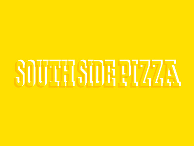 South Side Pizza illustration pizza