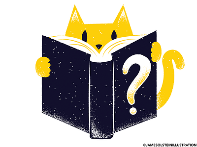 What's your favorite book? cat editorial editorial illustration illustration illustrator procreate reading texture