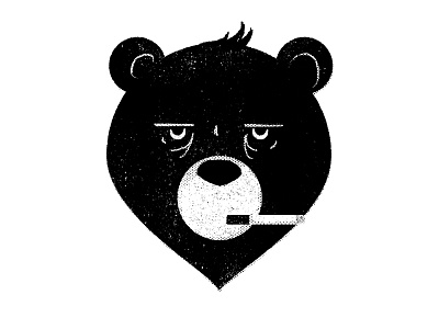 Smoke Bear bear illustration