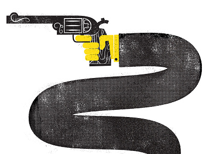 Gun gun illustration