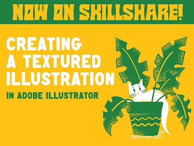 New Skillshare Class! adobe illustrator best illustration class editorial editorial illustration illustration learining skillshare texture vector