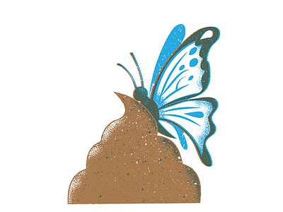 Butterfly best illustration butterfly editorial editorial illustration illustration poop texture