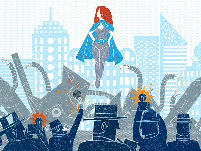 The Adventures Of A Female Super Hero funny or die illustration super hero the occasional