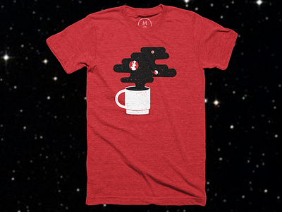 Rocket Fuel - Shirt coffee cotton bureau editorial editorial illustration illustrated science illustration science shirt space texture