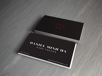 He Dead, business card 1 branding business card dead work logo