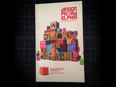 Design Philadelphia Guidebook art direction papercraft pohiladelphia type