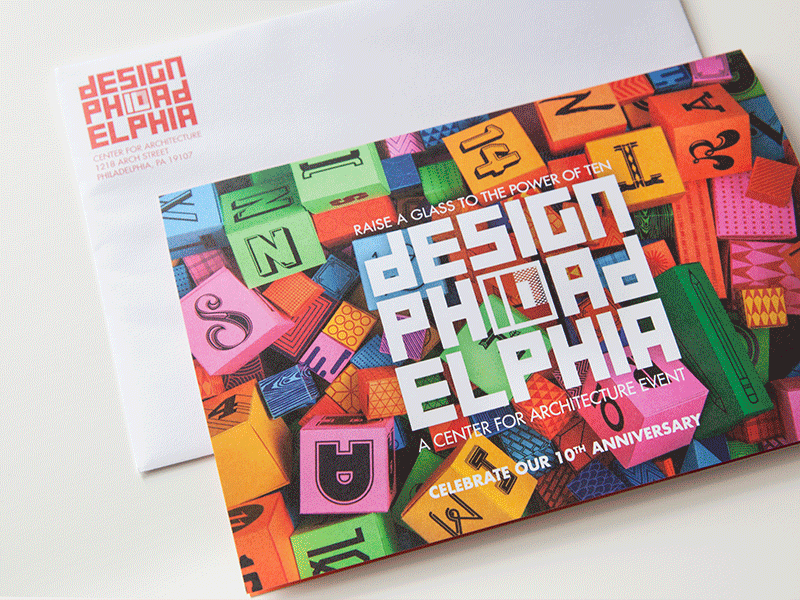 Design Philadelphia Kick Off Invite cut paper design invitation