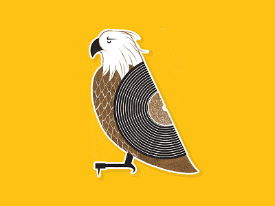Freebird eagle illustration skynard
