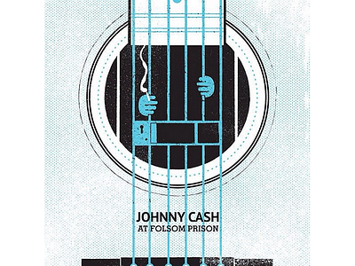 33.3 At Folsom Prison 33.3 art cash folsom prison blues illustration show