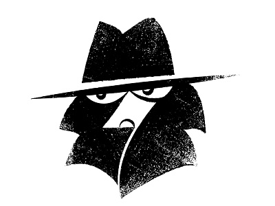 Detetive detective illustration logo mark