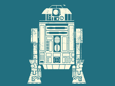 R2D2 illustration may the 4th r2d2 star wars