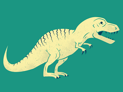 T-Rex Tuesday animals dinosaur illustration texture tyrannosaurus rex