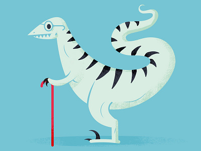 Illustrated Science 35 - He Old dinosaur editorial editorialillustration illustratedscience illustration phldesign science