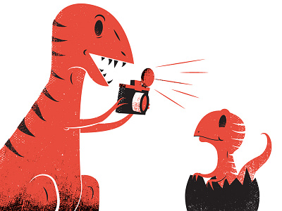 Illustrated Science 70 baby dinosaur editorial editorial illustration illustratedscience illustration science