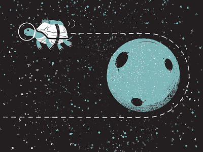 Illustrated Science 80 editorial editorial illustration illustraion illustrated science space tortoise