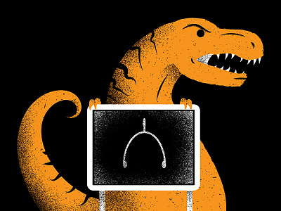 Illustrated Science 105 dinosaur editorial editorial illustration happy thanksgiving illustrated science illustration science wishbone