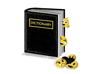 Boston Globe - Dictionary boston globe dictionary editorial emojis illustration newspaper