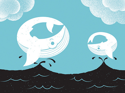 Illustrated Science 141 editorial editorial illustration humpback whales illustrated science illustration science whales