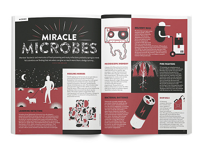 BBC Microbes 07 bbc editorial editorial illustration illustration magazine microbes science