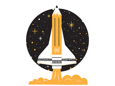 March For Science - Vote For Science Shirt editorial editorial illustration illustration march for science nasa pencil rocket science science illustration space vote for science