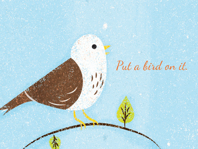 Bird business card 1 birds illustration portlandia