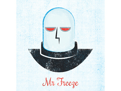 Mr. Freeze batman illustration
