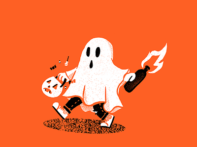 Happy Halloween - 2019 editorial editorial illustration ghost halloween illustration misfits texture