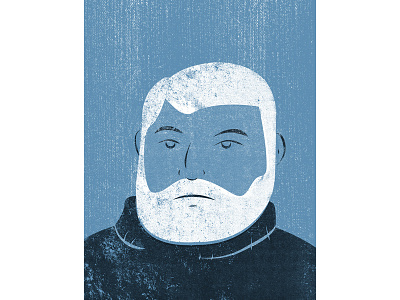 Hemingway beards hemingway illustration