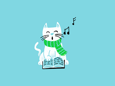 12 days of Cat-mas -06 cats christmas editorial editorial illustration holiday illustration