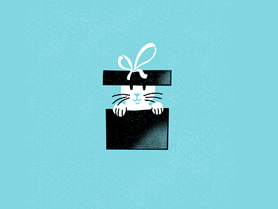 12 days of Cat-mas -09 cats christmas editorial editorial illustration holidays illustration