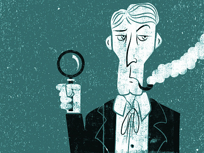 Sherlock Holmes illustration sherlock holmes