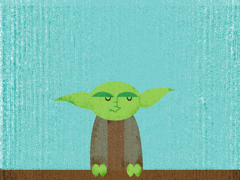 Yoda Gif animation gif illustration starwars yoda