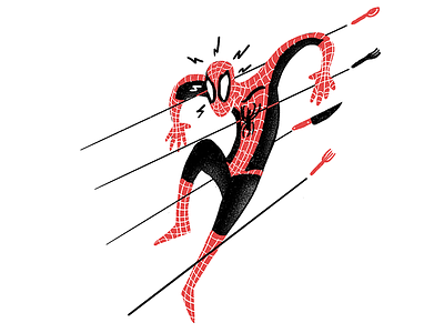 Get Out Of My Kitchen Spider-Man cooking editorial editorial illustration illustration marvel procreate sketchbook spider man spiderman