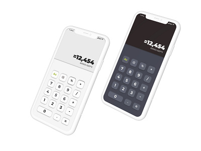 Calculator calculator dailyui design mobile numbers ui