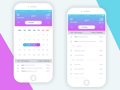 Concept design app design concept design ios calendar product design ui ux