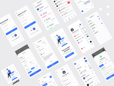 JobBd || Mobile App Ui Design