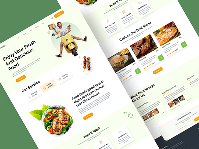 Food Delivery- Landing Page