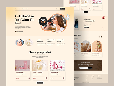 Cosmetics- Landing Page