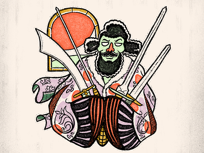 Swordsman Illustration big trouble in little china digital illustration illustration swords swordsman