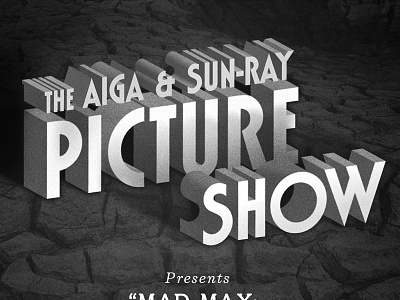 Branding for Picture Show Event aiga branding event film jacksonville title card typography