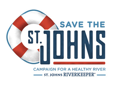 Save The St. Johns logo v.2 branding custom typography event branding illustration logo river tour st. johns river st. johns riverkeeper