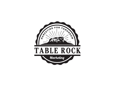 Table Rock Marketing brandidentity creative creativelogo designstudio graphicdesign graphics logo logoinspiration multimedia startup vintage vintagelogo