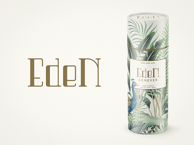 EdeN Genever branding design graphic design illustration typography