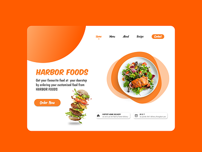 Food Website branding design figma ui uidesign webdesign