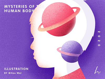 Poster Design - Mysteries of the human body art branding children design illustration information poster sketch space