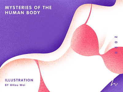 Poster Design - Mysteries of the human body art body branding design girls illustration poster sketch woman